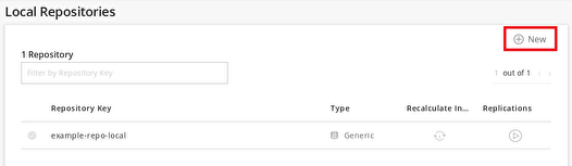 Creating a new local repository